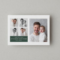 Best Dad Ever Personalised Photo Card | Custom