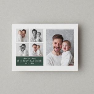 Best Dad Ever Personalised Photo Card Custom