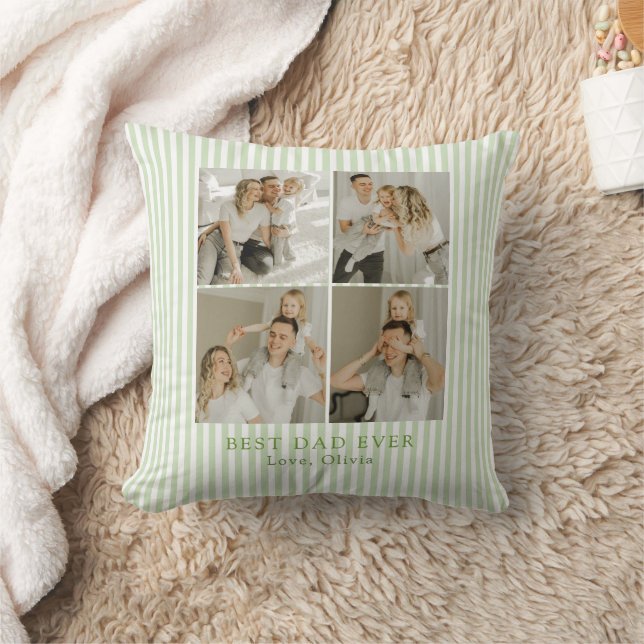 Best Dad Ever Personalised Photo | Custom Cushion (Blanket)