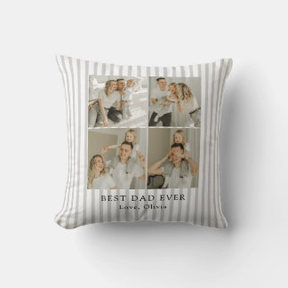 Best Dad Ever Personalised Photo | Custom Cushion