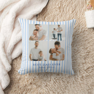 Best Dad Ever Personalised Photo | Custom Cushion