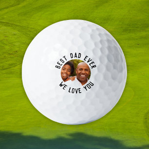 Best Dad Ever – Personalised Photo Golf Balls