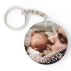 Best Dad Ever Personalised Photo Key Chain