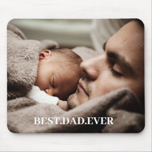Best Dad Ever Personalised Photo Mouse Pad