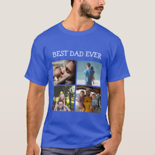 Best Dad Ever Personalised Photo  T-Shirt