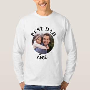 Best Dad Ever Personalised Photo Template T-Shirt