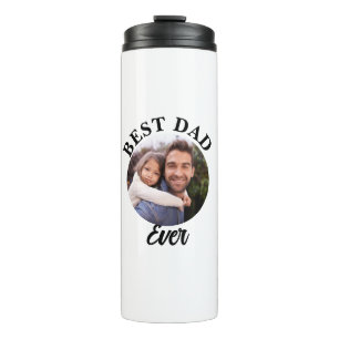 Best Dad Ever Personalised Photo Template Thermal Tumbler