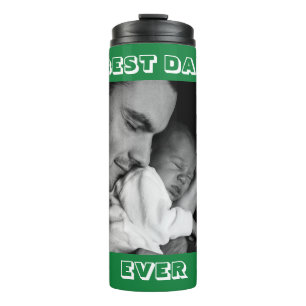 Best Dad Ever   Personalised Photo  Thermal Tumbler