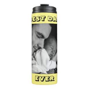 Best Dad Ever Personalised Photo Thermal Tumbler
