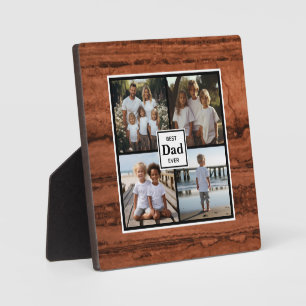 Best dad ever personalised terracotta template plaque