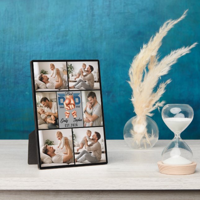 Best Dad Ever Personalized | Custom Father’s Plaque (Side)