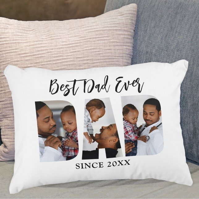 Best Dad Ever Photo Accent Pillow (Creator Uploaded)