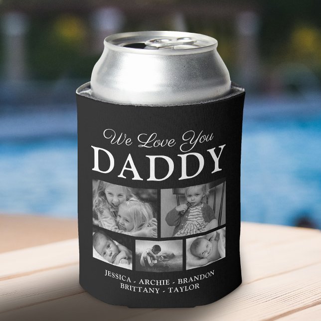 Best Dad Ever Photo Collage Can Cooler (Creator Uploaded)