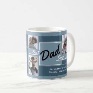 Best Dad Ever Photo Collage Father’s Day Coffee Mug
