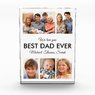 Best Dad Ever Photo Collage Fathers Day