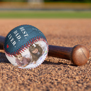 Best dad ever photo collage Happy Father's Day Baseball