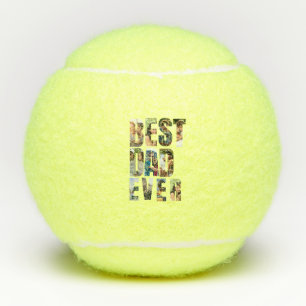 Best Dad Ever   Photo Collage Placeholder Template Tennis Balls