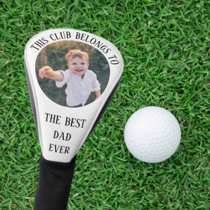 Best Dad Ever Photo Golf Head Cover