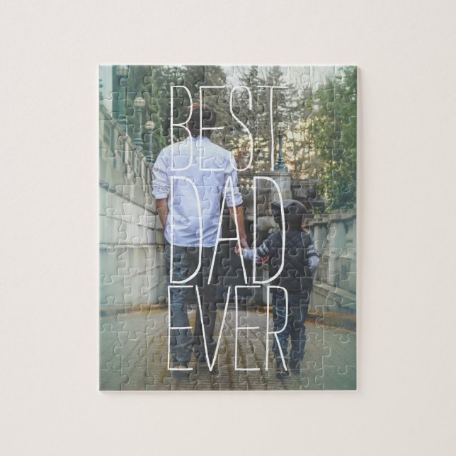 Best Dad Ever Photo Jigsaw Puzzle (Vertical)