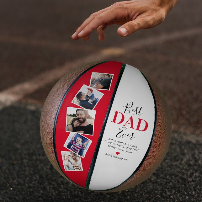 Best Dad Ever Photo Keepsake Basketball (Creator Uploaded)