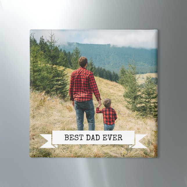 Best Dad Ever Photo Magnet (Creator Uploaded)