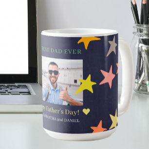 Best dad ever photo personalised Father's Day Coffee Mug