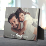 Best Dad Ever Photo Plaque<br><div class="desc">Your photo and BEST DAD EVER, or any text, is put directly on the hardboard panel for a stunningly crisp image with an easy wipe clean surface. Tabletop, on a shelf or desk, this plaque with a built-in easel is great for a gift for any occasion. TIP: If using square...</div>