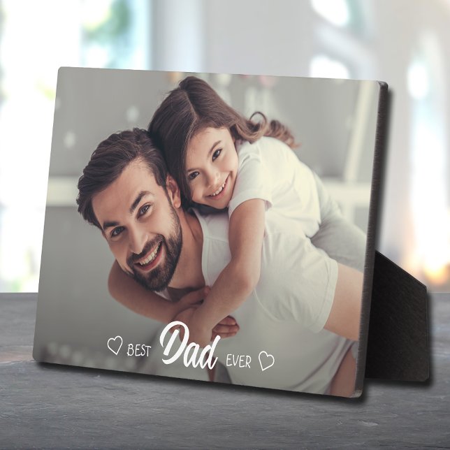 Best Dad Ever Photo Plaque (Creator Uploaded)