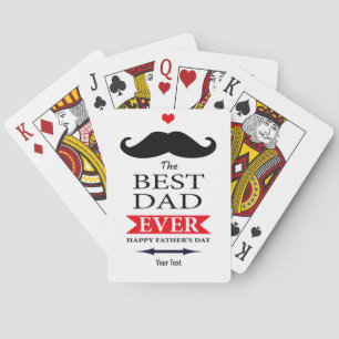 Best Dad Ever Playing Cards