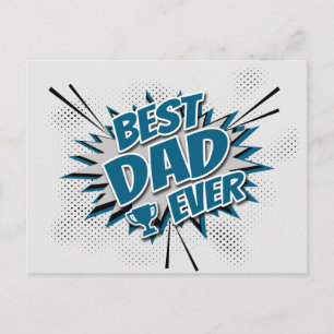 Best Dad Ever Postcard