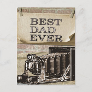 Best Dad Ever Postcard