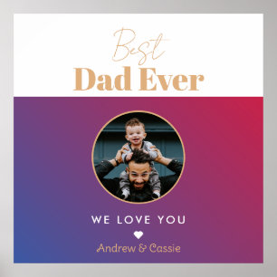 Best dad ever poster