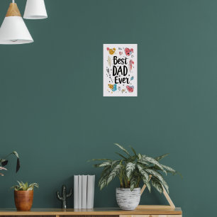 Best dad ever poster