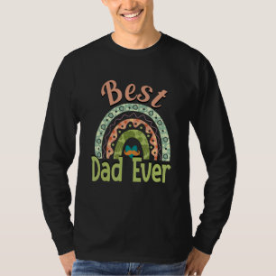 Best Dad Ever Rainbow Daddy Papa Father s Day 2023 T-Shirt