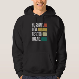 Best Dad Ever  Real Estate Broker Realtor Dad Hoodie