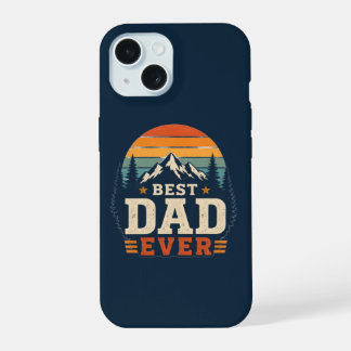Best Dad Ever Retro Mountain Phone Case