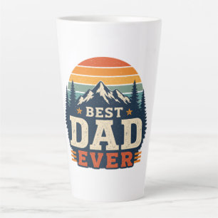 Best Dad Ever Retro Mountain Sunset Mug