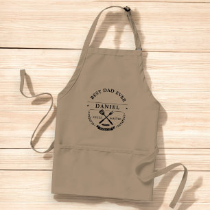 Best Dad Ever Rustic Father's Day Grillmaster Standard Apron
