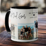 Best Dad Ever Script 4x Photo Mug<br><div class="desc">Best Dad Ever! Create your very own special keepsake coffee mug for dad with this simple 4 photo template. Simply upload four of your favourite pictures and customise the message and name/s.</div>