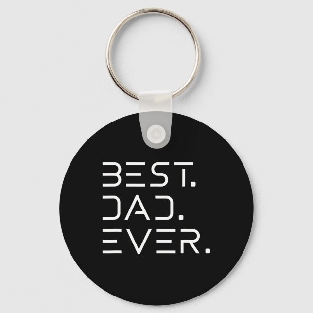 Best Dad Ever Shirt Modern Developer Programmer Fa Key Ring (Front)