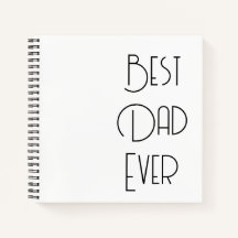 Best Dad Ever Simple Calligraphy