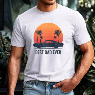 Best Dad Ever Sunset T-Shirt