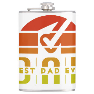 Best Dad Ever: The Man, The Myth, The Legend Hip Flask