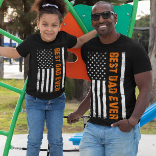 Best Dad Ever Thin Orange Line Search And Rescue T-Shirt