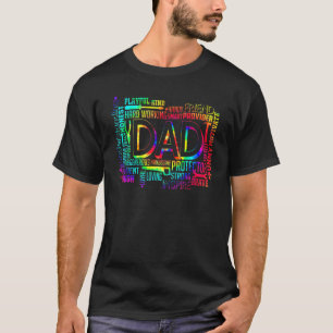 Best Dad Ever Tie Dye Father's Day Men Kid Son Dau T-Shirt