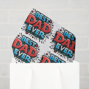 Best Dad Ever Tissue Paper