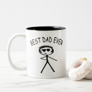 Best Dad Ever Two-Tone Coffee Mug