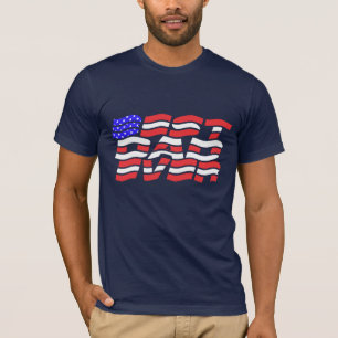 Best dad ever U.S. flag T-Shirt