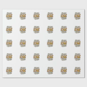 Best Dad Ever Vintage Lettering Shirt Design_1 Wrapping Paper