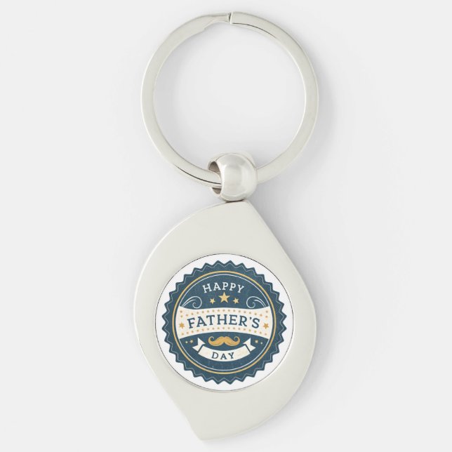 Best Dad Ever Watch – Father’s Day Gift with Class Key Ring (Front)